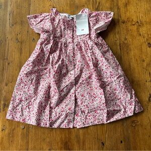 Patachou Pink Floral Ruffle Dress New Size 3t Easter